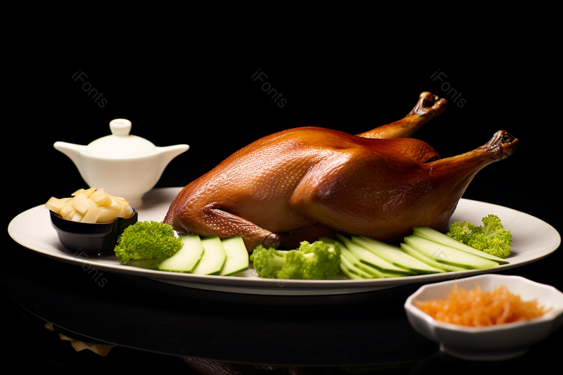 中华美食整只北京脆皮烤鸭,高清,摄影图,摄影图片,图片大全,摄影图免费下载